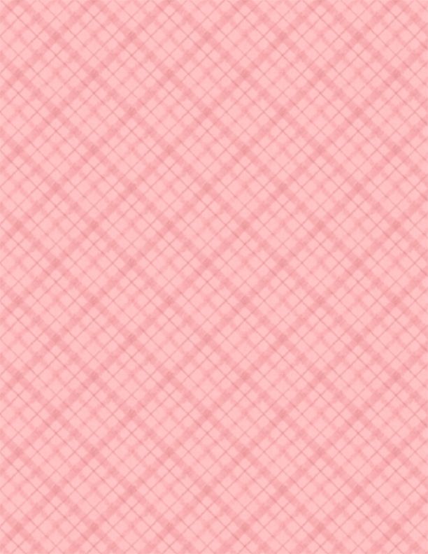A Country Weekend     Diagonal Plaid     Coral